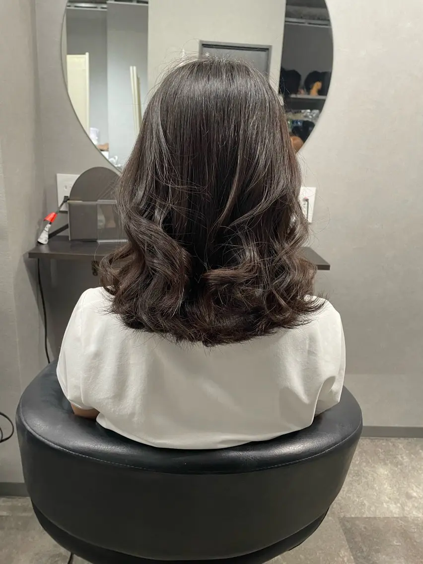 ミディアム カラー ヘアカラー ヘアセット 🌻ミラクル美容師 🌻✨クッポ✨のヘアスタイル