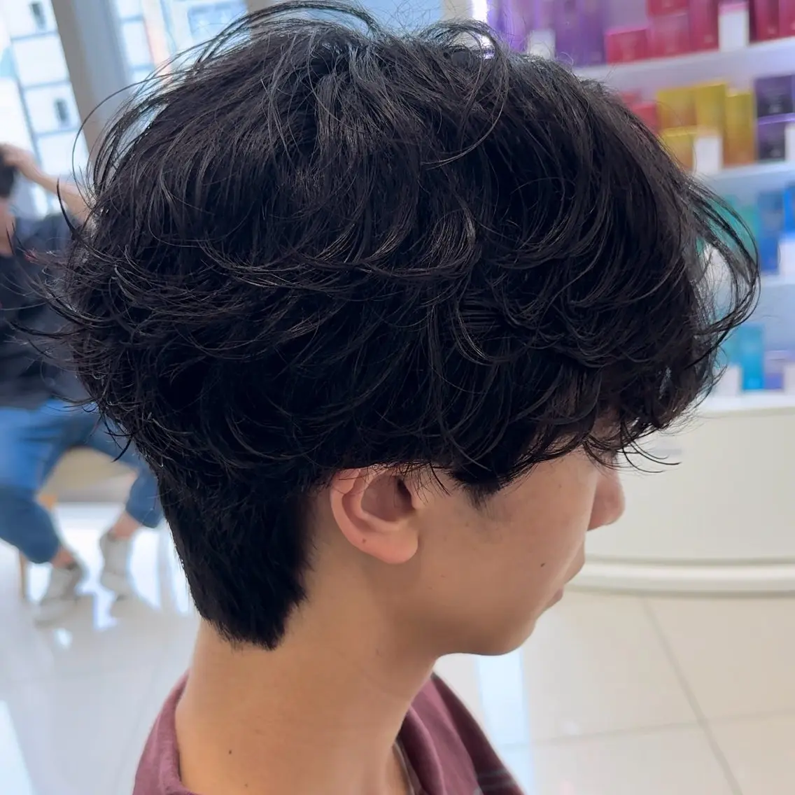 パーマ メンズ メンズパーマ メンズ縮毛矯正 ♠️店長下平隼人のヘアスタイル