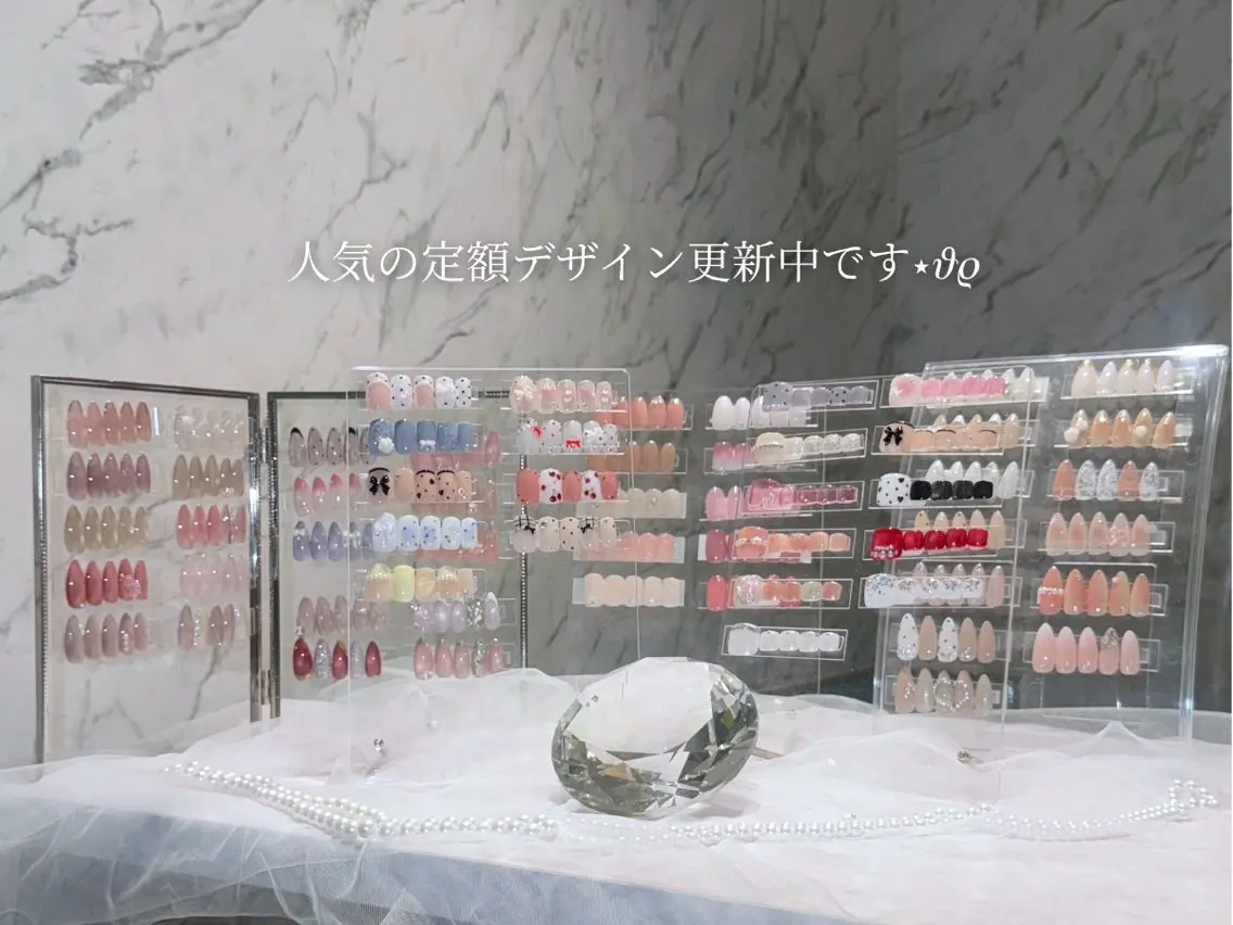 ネイル MAKI🌸堺筋本町 ガーリー/綺麗めのネイルデザイン