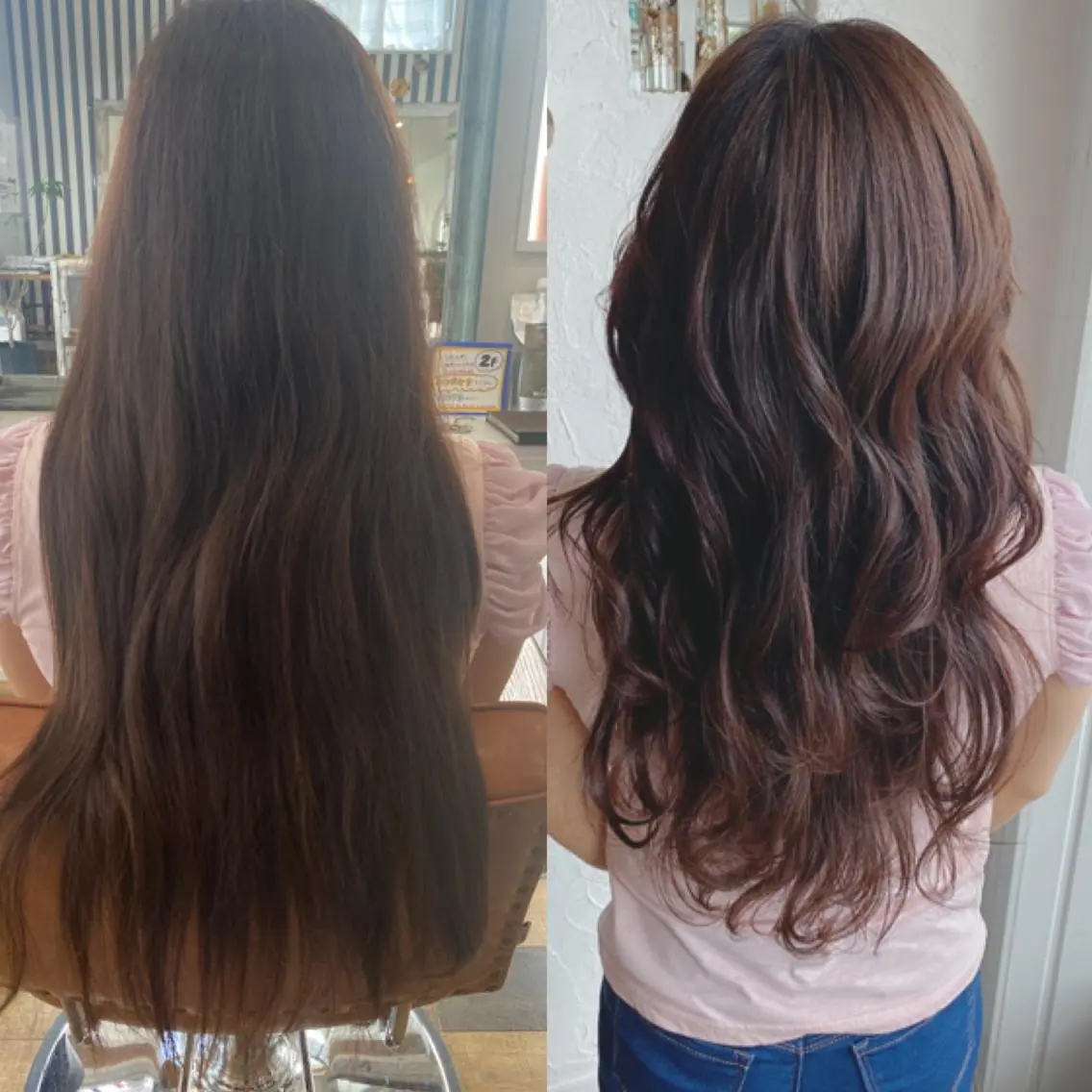 ロング カラー パーマ ヘアアレンジ メンズ 豊橋美容院 ソンリエのヘアスタイル