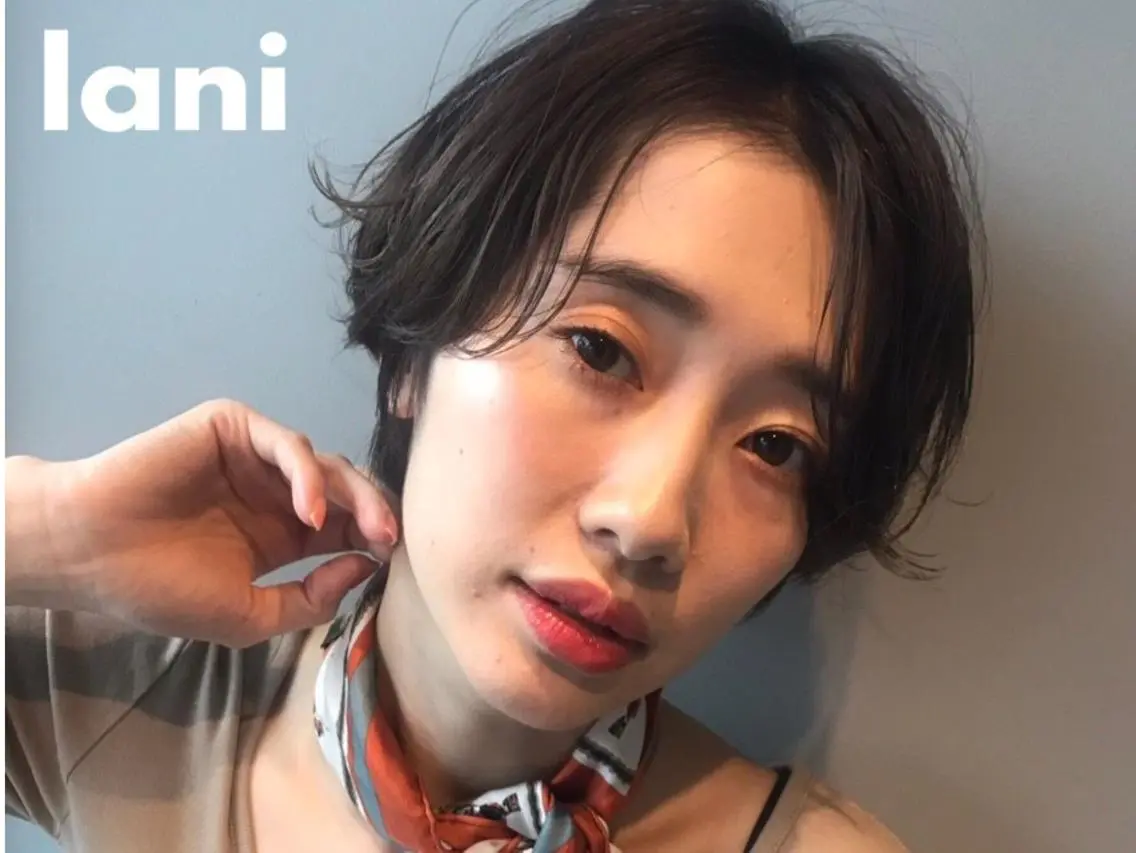 ショート カラー ショートヘア カット lani ブリーチ /ダブルカラーのヘアスタイル