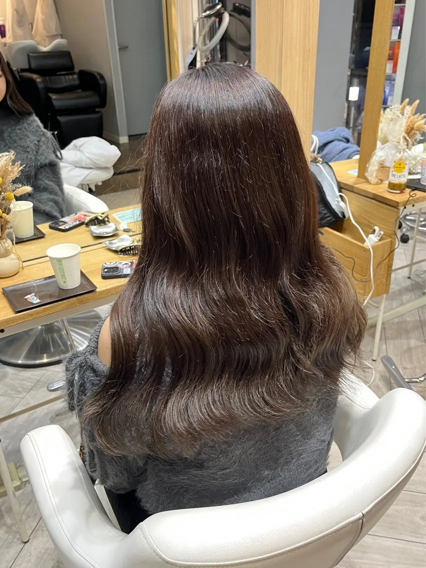 似合わせカット➕透明感カラー➕ヘッドスパ30分💆🏻♀️🤍の写真
