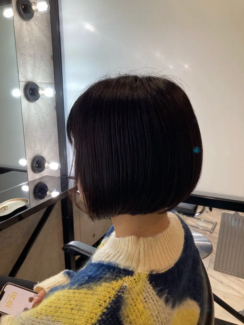 ショート ボブ ワダ マリのヘアスタイル