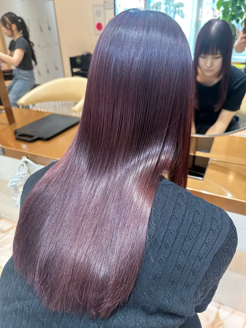 セミロング AYAKA 下北沢suuのヘアスタイル