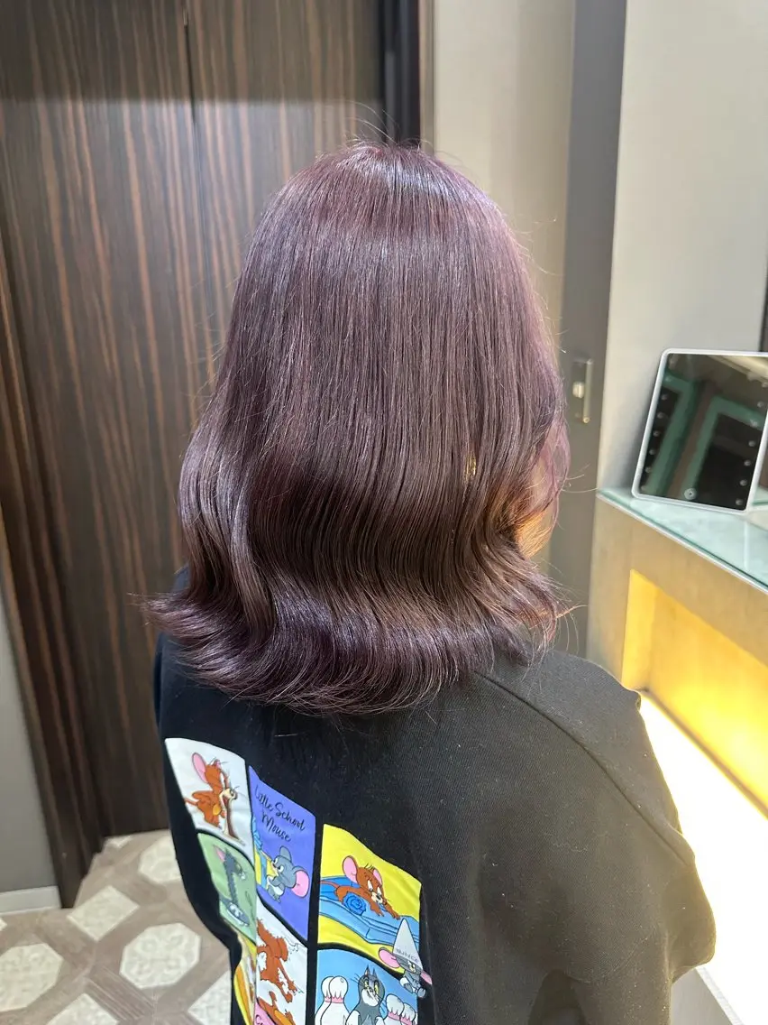 ショート カラー ヘアセット🎀透明感 カラーHiROEのヘアスタイル