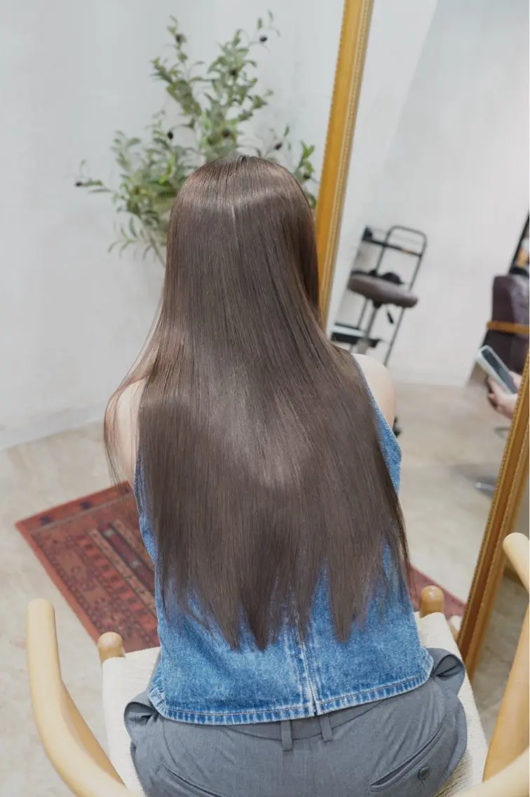 カラー ヘアカラー ✨ブリーチなしカラー ×髪質改善✨松村 潤のヘアスタイル