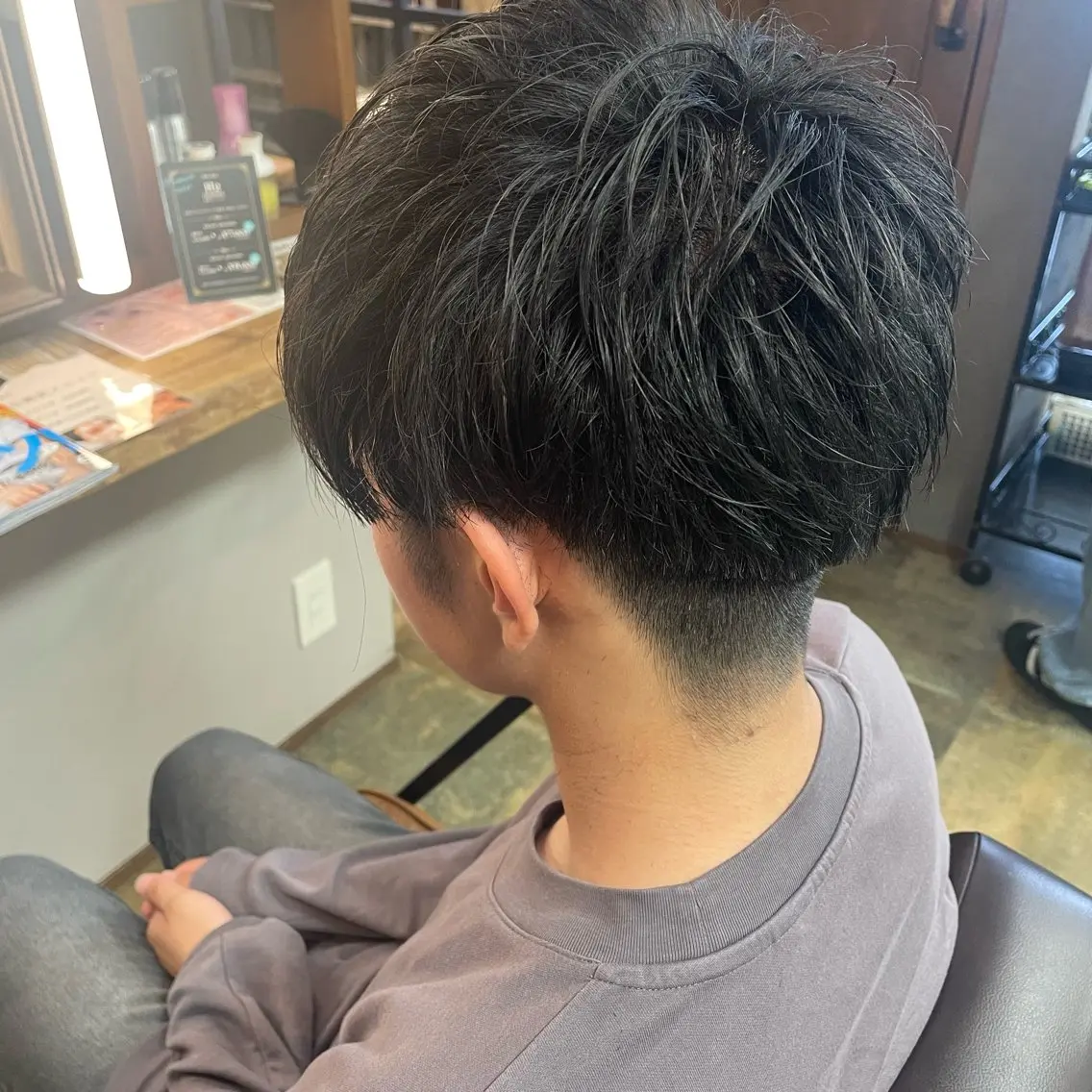 ショート メンズ 刈り上げ カット 三川 啓英 / 縮毛矯正/髪質改善のヘアスタイル