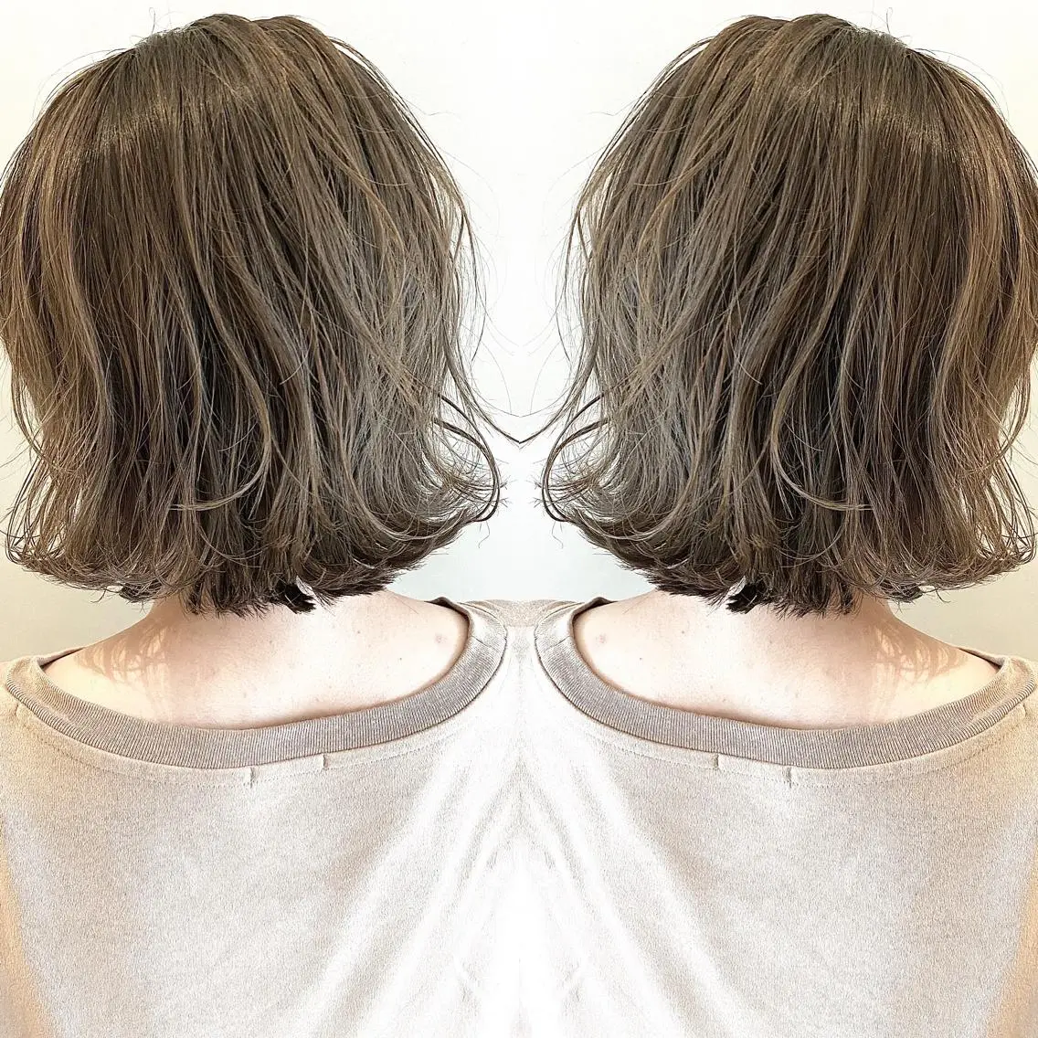ショート カラー ヘアアレンジ ネイル マツエク・マツパ 透明感カラー ハイライトカラー 外国人風カラー ハイライト ショートヘア カット ヘアカラー 夜23時まで予約🉑 reverieあきらのヘアスタイル