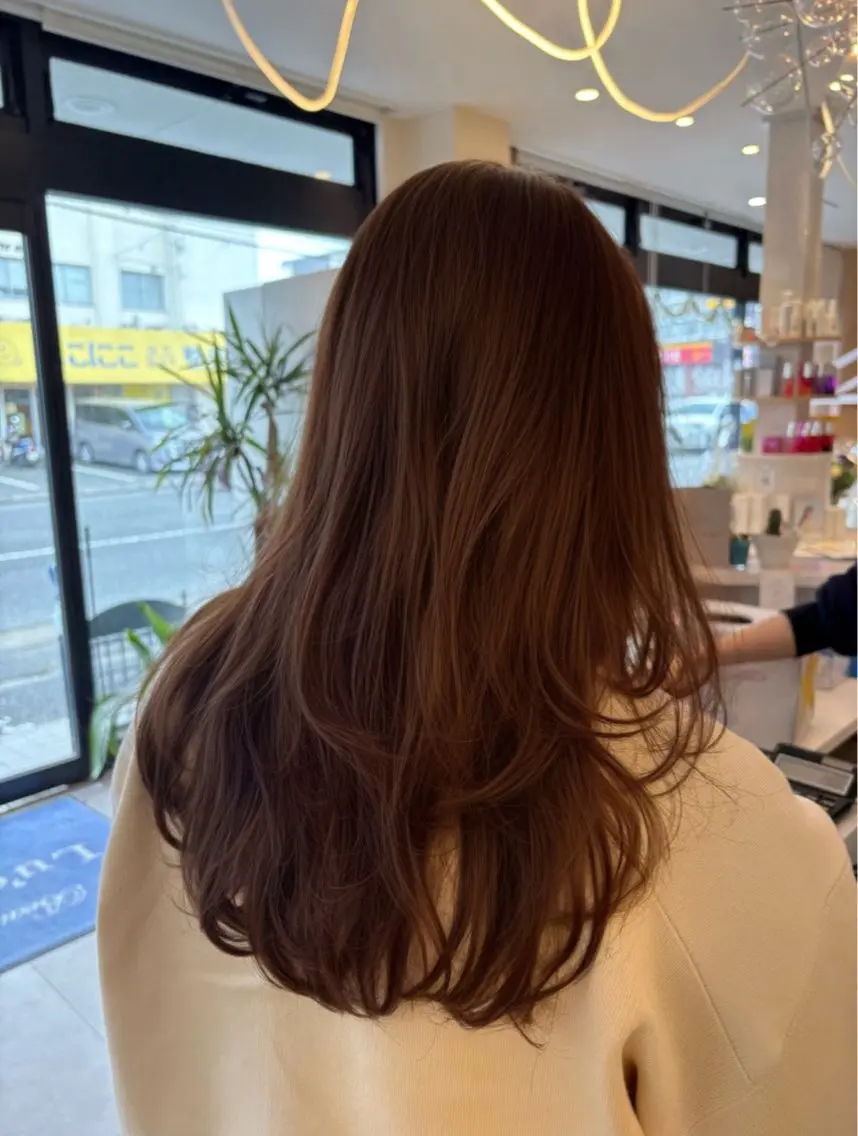 ロング カラー レイヤーカット カット ヘアカラー レイヤー/メンズ /パーマ/佐藤のヘアスタイル