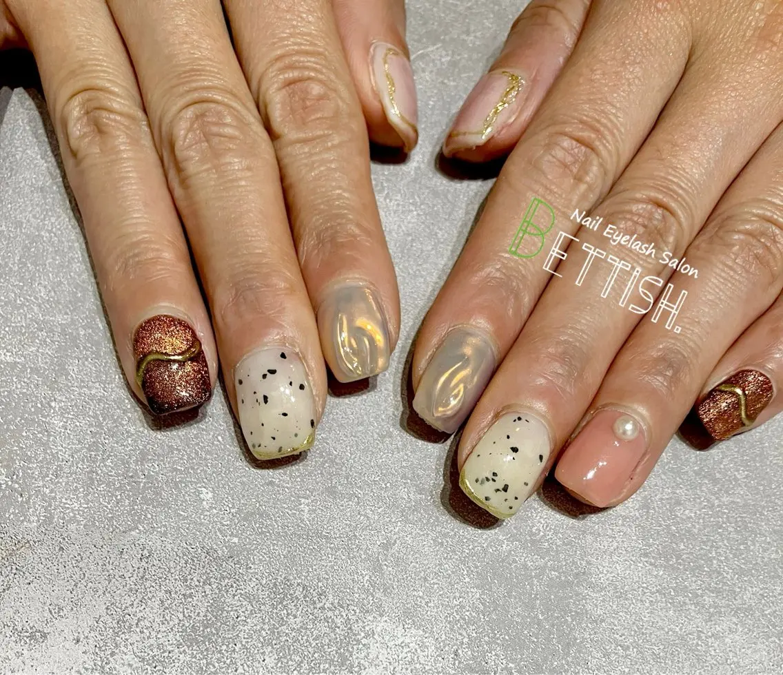 ネイル ニュアンスネイル ハンドネイル BETTISH. KUMIKO☺︎︎のネイルデザイン