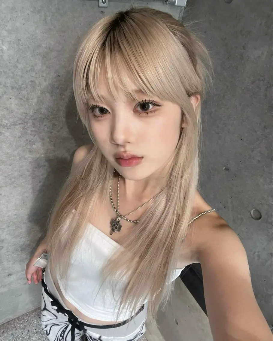 ロング カラー レイヤーカット・ 美髪矯正・清水天空のヘアスタイル