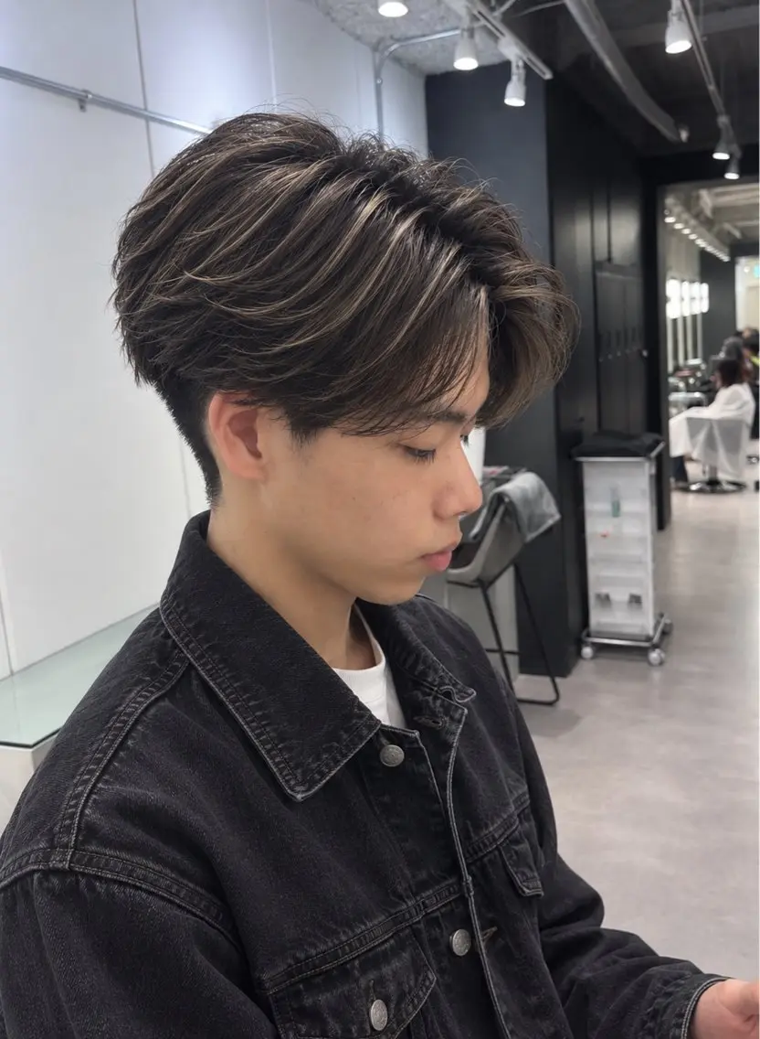 パーマ カット パーマ トリートメント ヘッドスパ ヘアセット 長谷川仁/パーマ /名駅/髪質改善のヘアスタイル