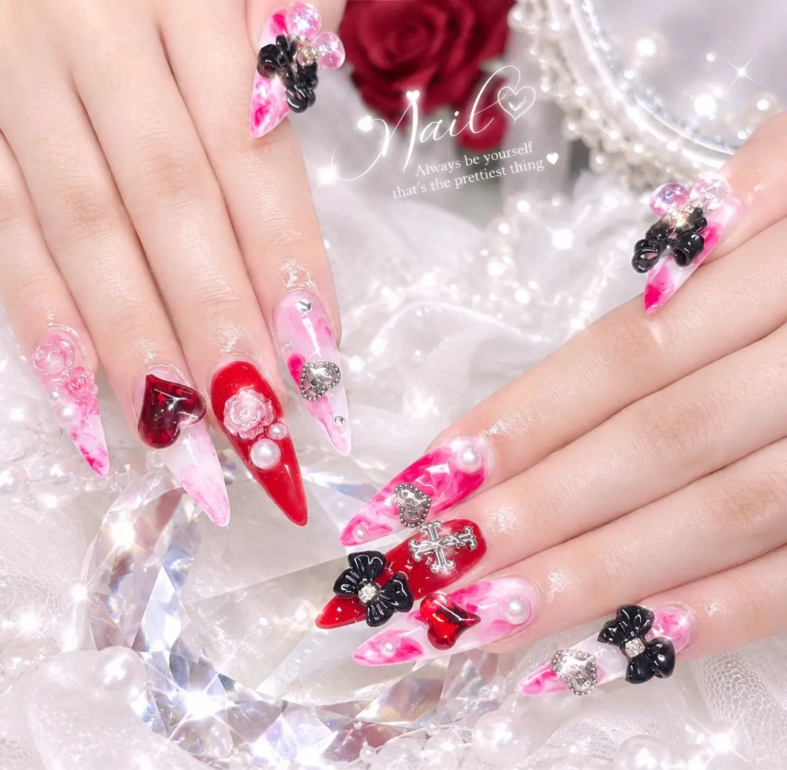 ロング hauoli ネイルサロンのネイルデザイン