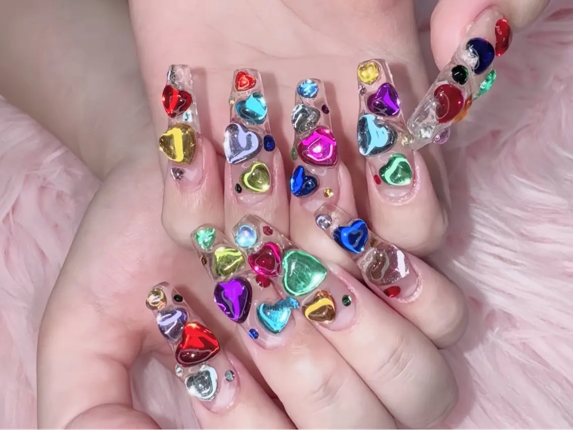 ネイル アートネイル フレンチネイル ジェルネイル 韓国ネイル ミラーネイル Rin Nail 新大久保店のネイルデザイン