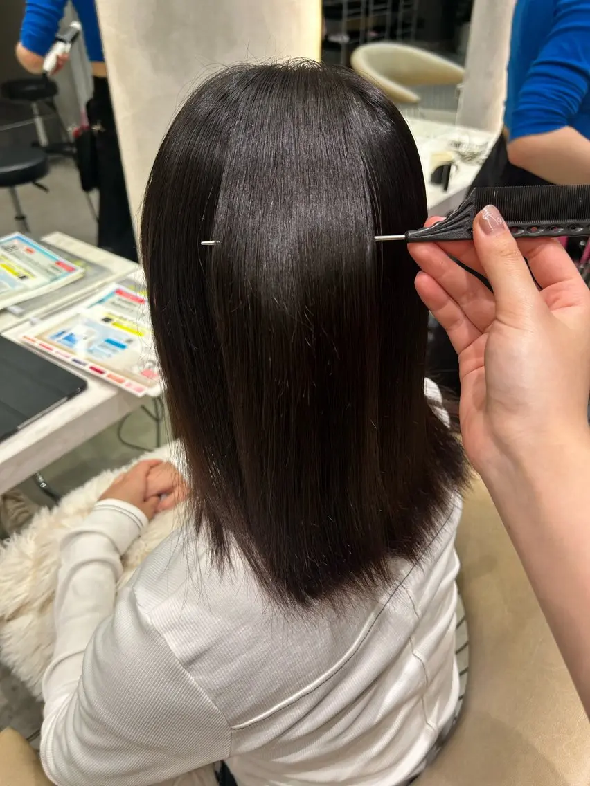 ミディアム 🩵【Lond】 みなみ🩵のヘアスタイル