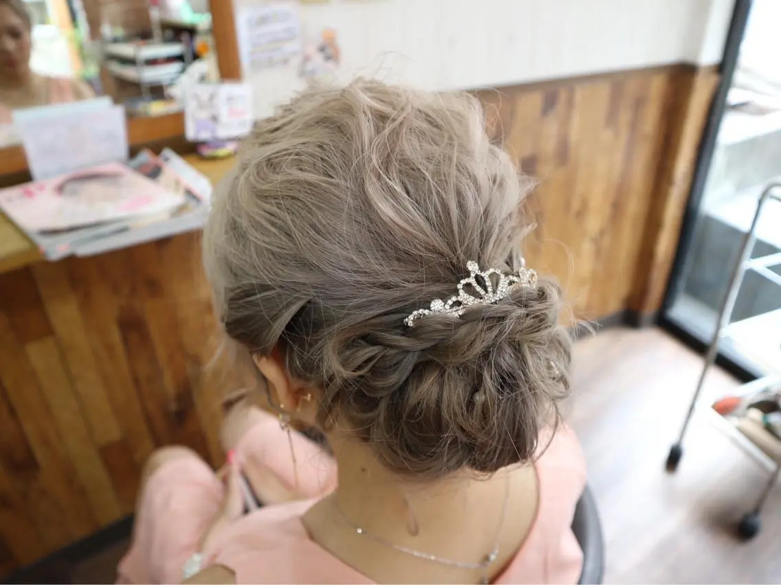 👗パーティーヘアセット👗の写真