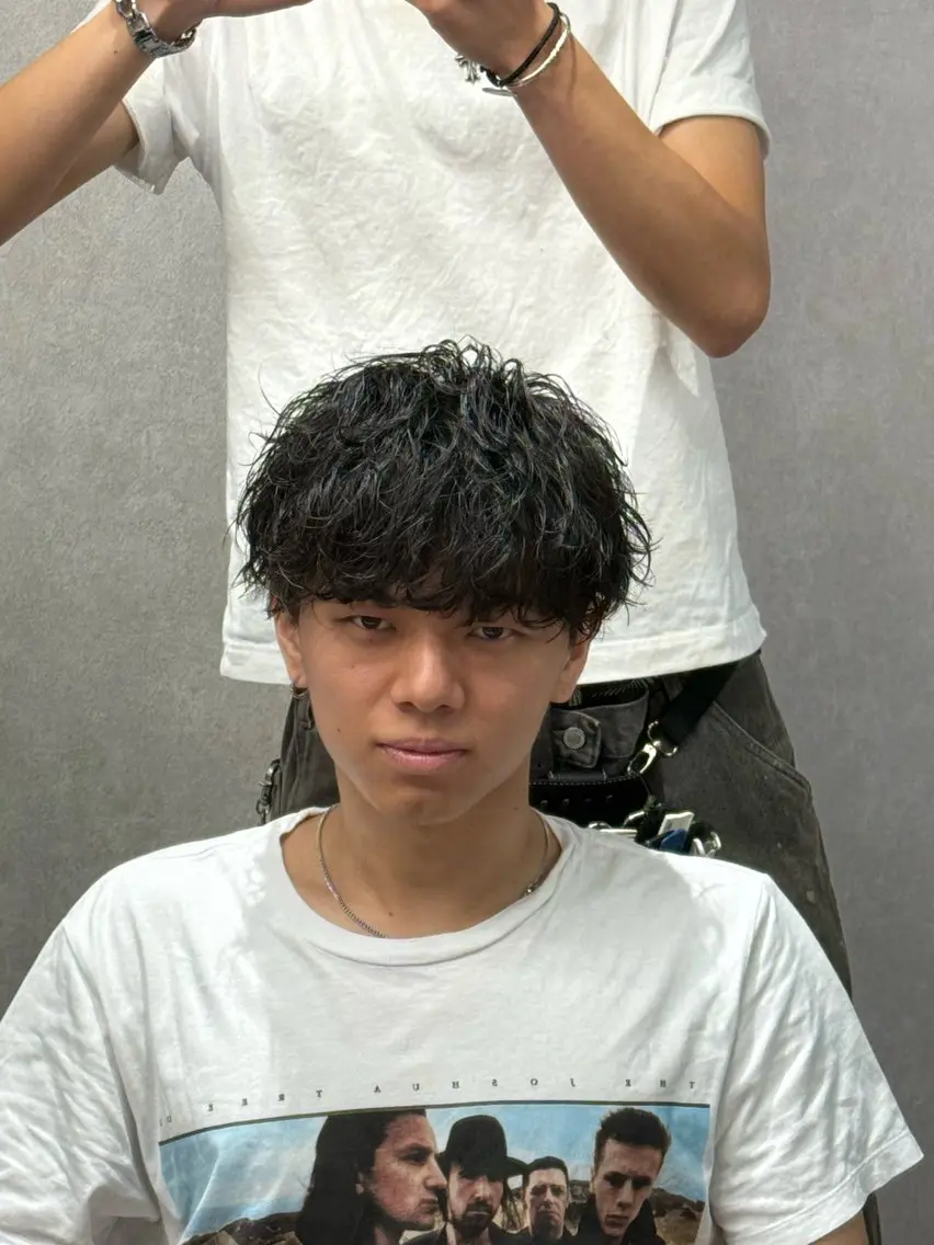 パーマ メンズ メンズパーマ メンズ特化🔥池袋 藤田孝太郎のヘアスタイル