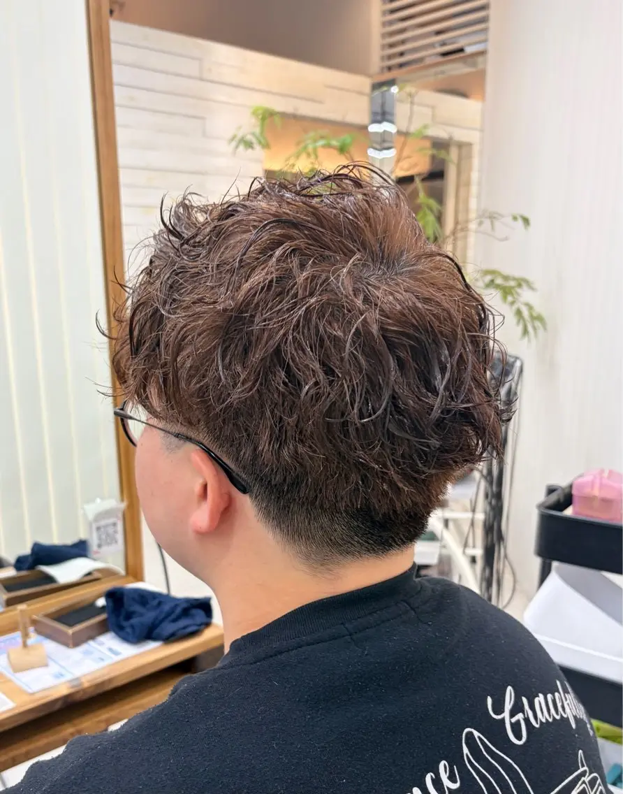 パーマ メンズ カット パーマ メンズパーマ/ウルフ /似合わせカット滉一のヘアスタイル