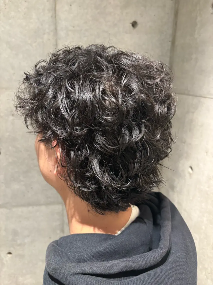 メンズ メンズパーマ 末永 龍星のヘアスタイル