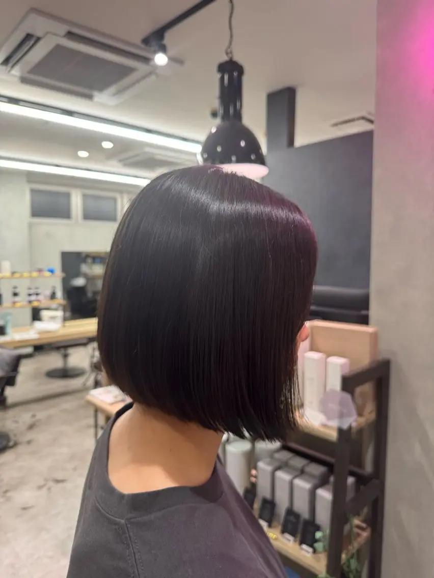 ミディアム ヘアアレンジ カット ヘアカラー トリートメント 💫きたはら りおん💫のヘアスタイル