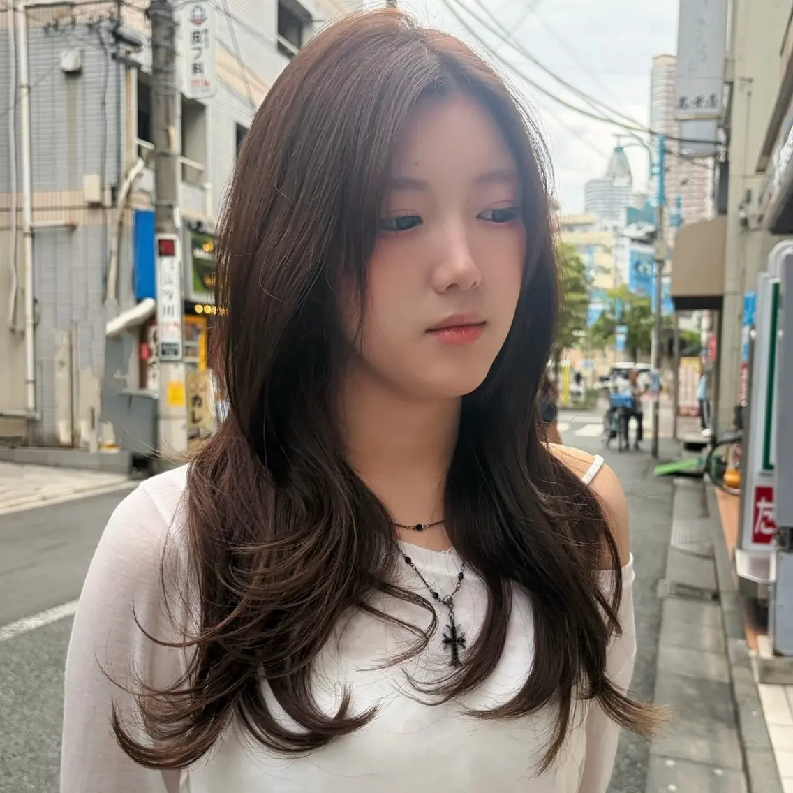 ロング ヘアカラー 𝑯𝒂𝒏𝒂🎀 colorlistのヘアスタイル