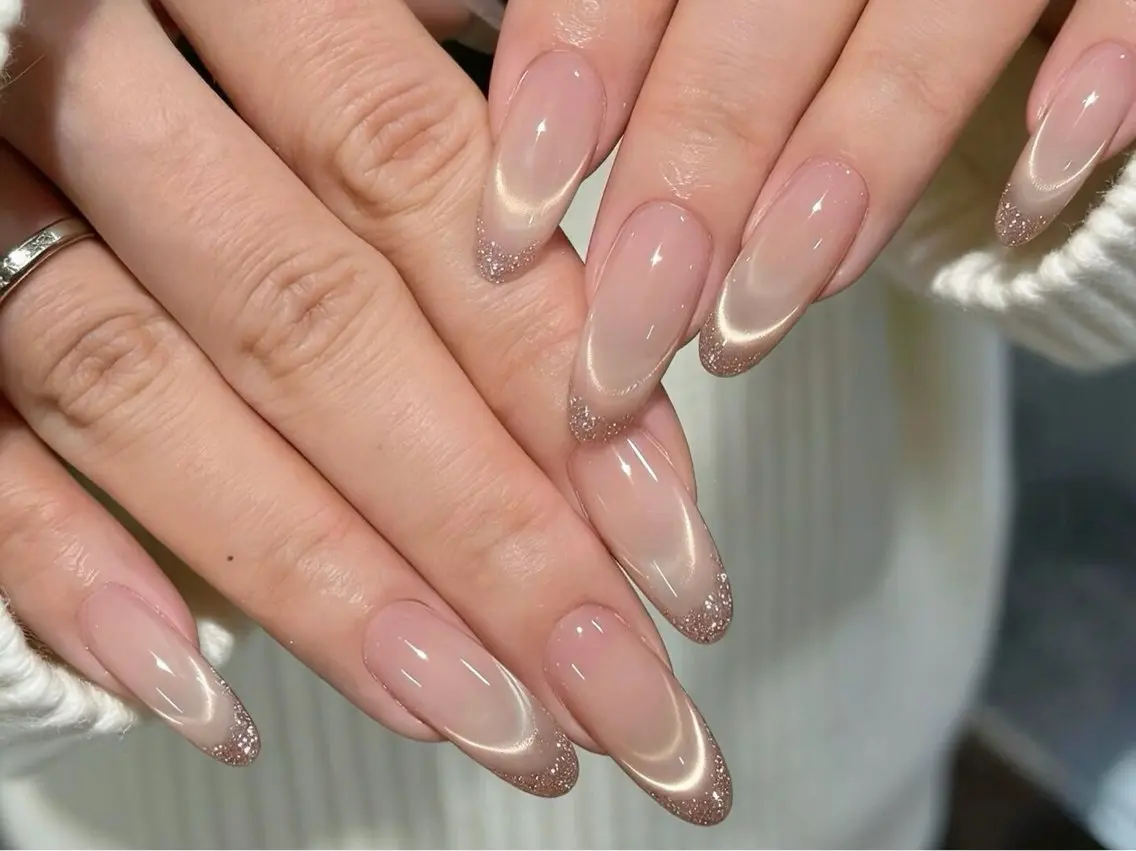 ネイル チークネイル 長さ出し フットネイル フレンチネイル ジェルネイル ハンドネイル Fancy nail salonのネイルデザイン