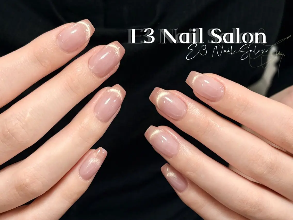 ネイル アニマル柄 オーロラネイル べっ甲ネイル ボルドー ブラウン ハンドネイル E3 Nail Salonのネイルデザイン