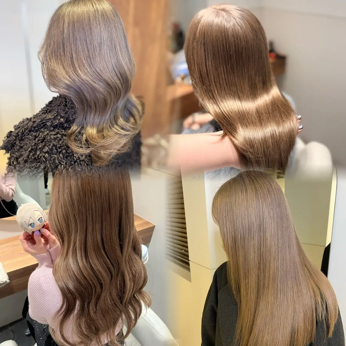 ロング カラー ベージュカラー ブリーチ ヘアカラー トリートメント オタク特化美容師💟 チバコナツのヘアスタイル