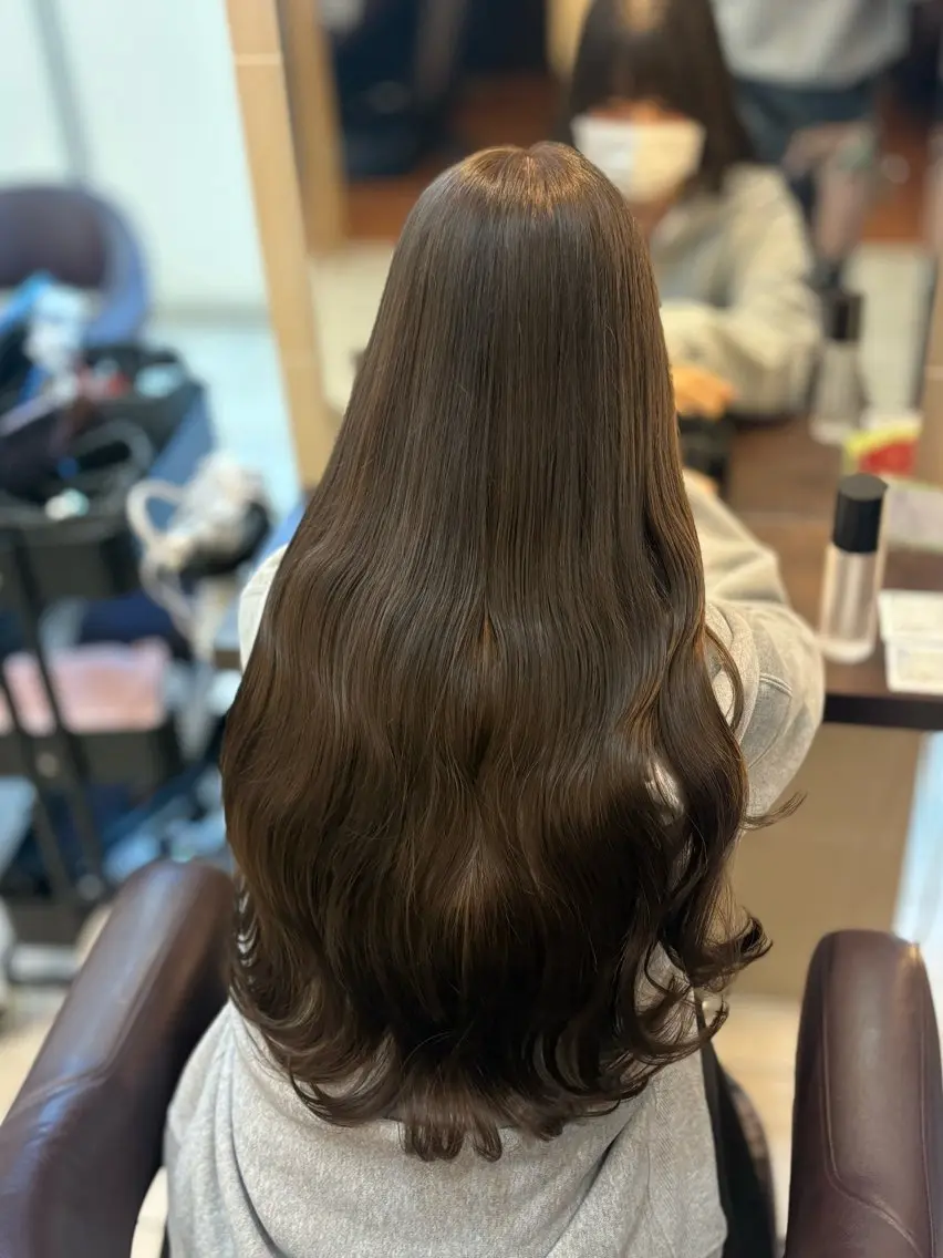 ロング カラー カット ヘアカラー トリートメント 🎀透明感カラー 🎀ナズナのヘアスタイル