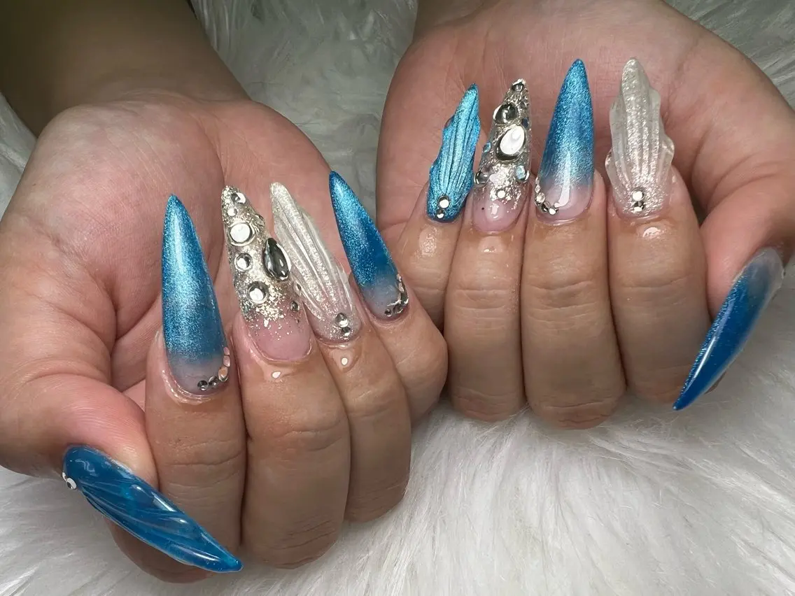 ネイル ハンドネイル Mana‪ ‪·͜· ❤︎‬のネイルデザイン