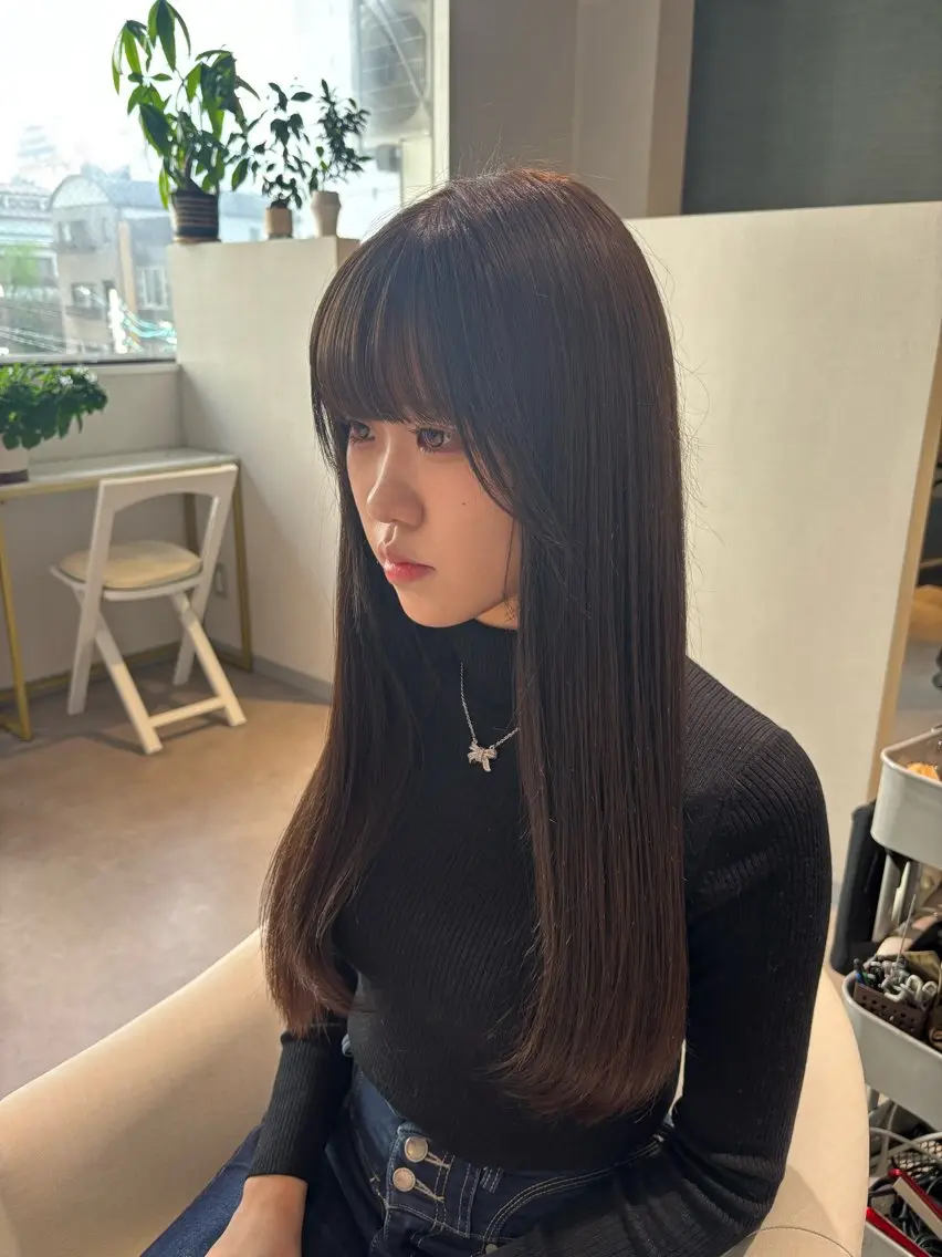 ロング カラー ベージュカラー 透明感カラー グレージュ オリーブベージュ ヘアカラー 🌸SAORI ショート/カラー🌸のヘアスタイル