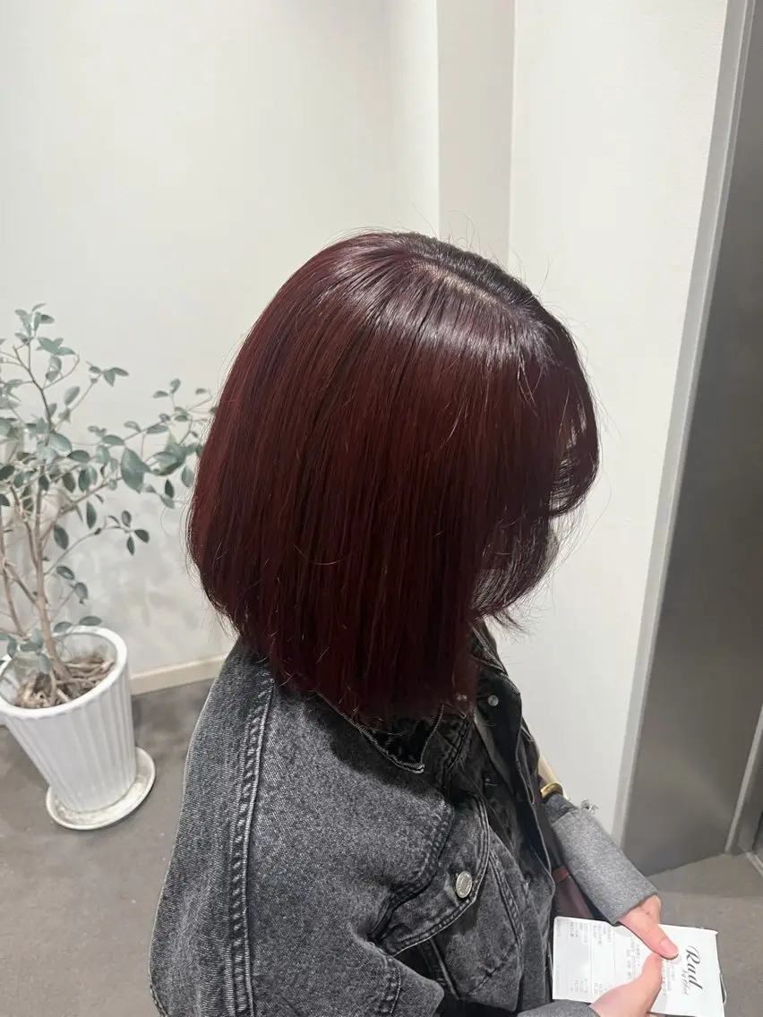 ショート カラー ヘアカラー 艶カラー⑅̥ヘアメ ⑅̥honokaのヘアスタイル