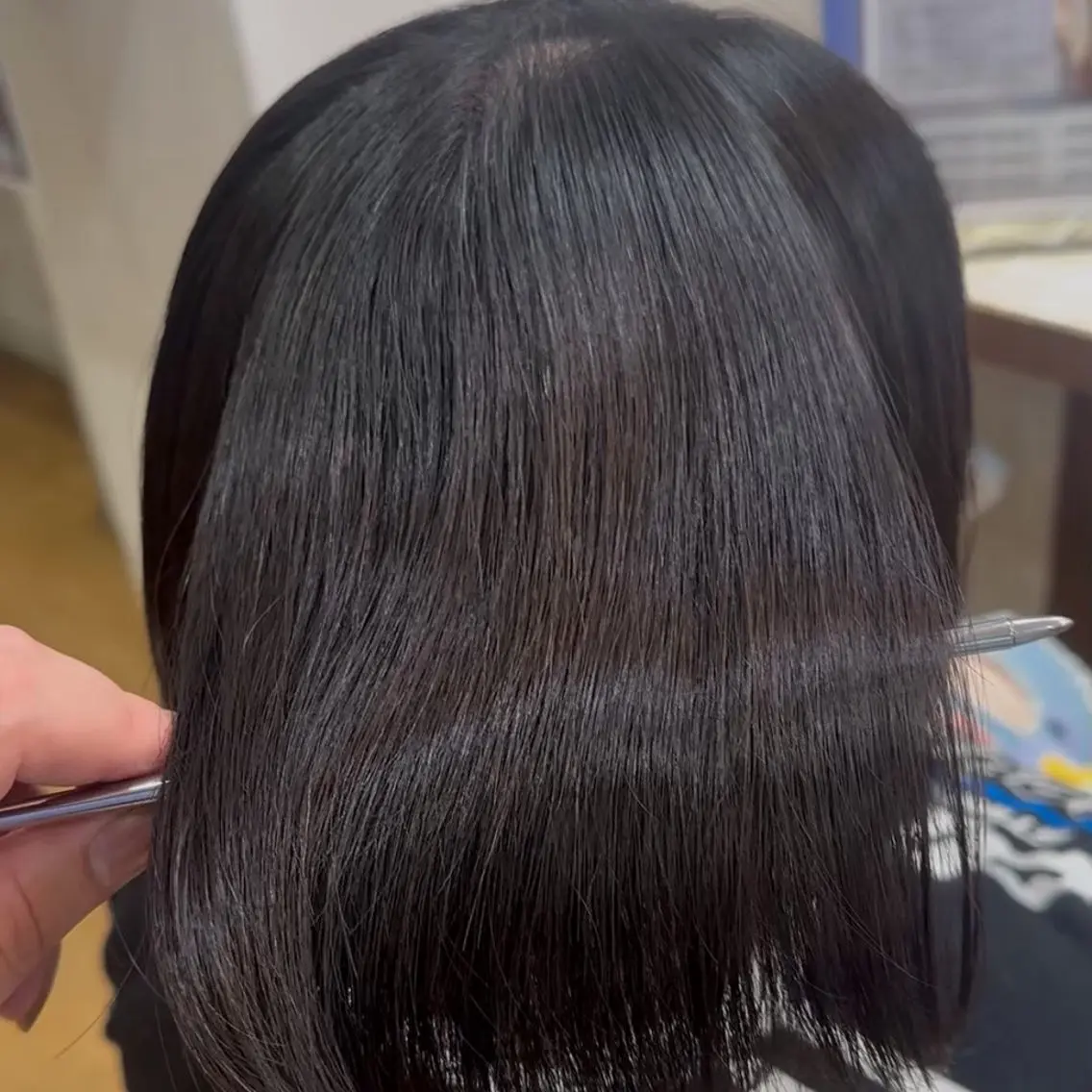 ショート カラー 縮毛矯正/ワンカラー モデル募集🫧羽夏のヘアスタイル