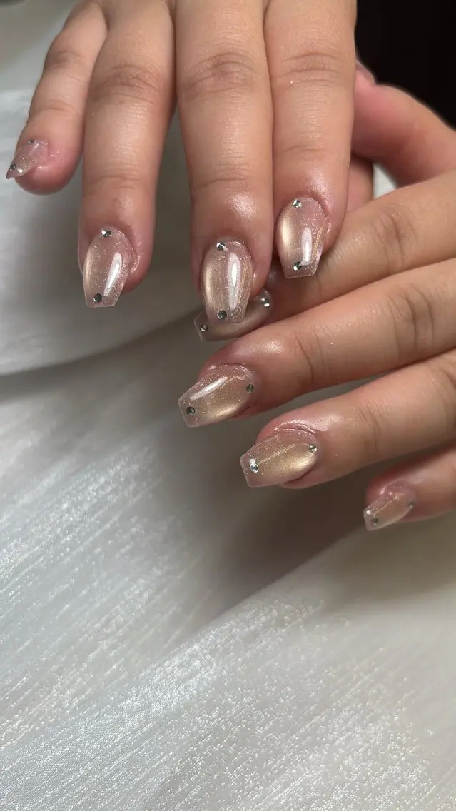 ネイル シンプルネイル ハンドネイル amuu/ knnのネイルデザイン