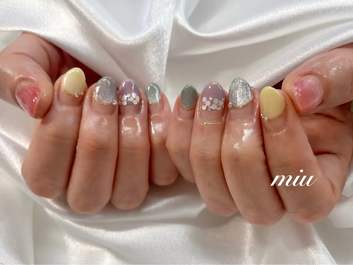 ネイル ハンドネイル miu nail 🐾mihoのネイルデザイン