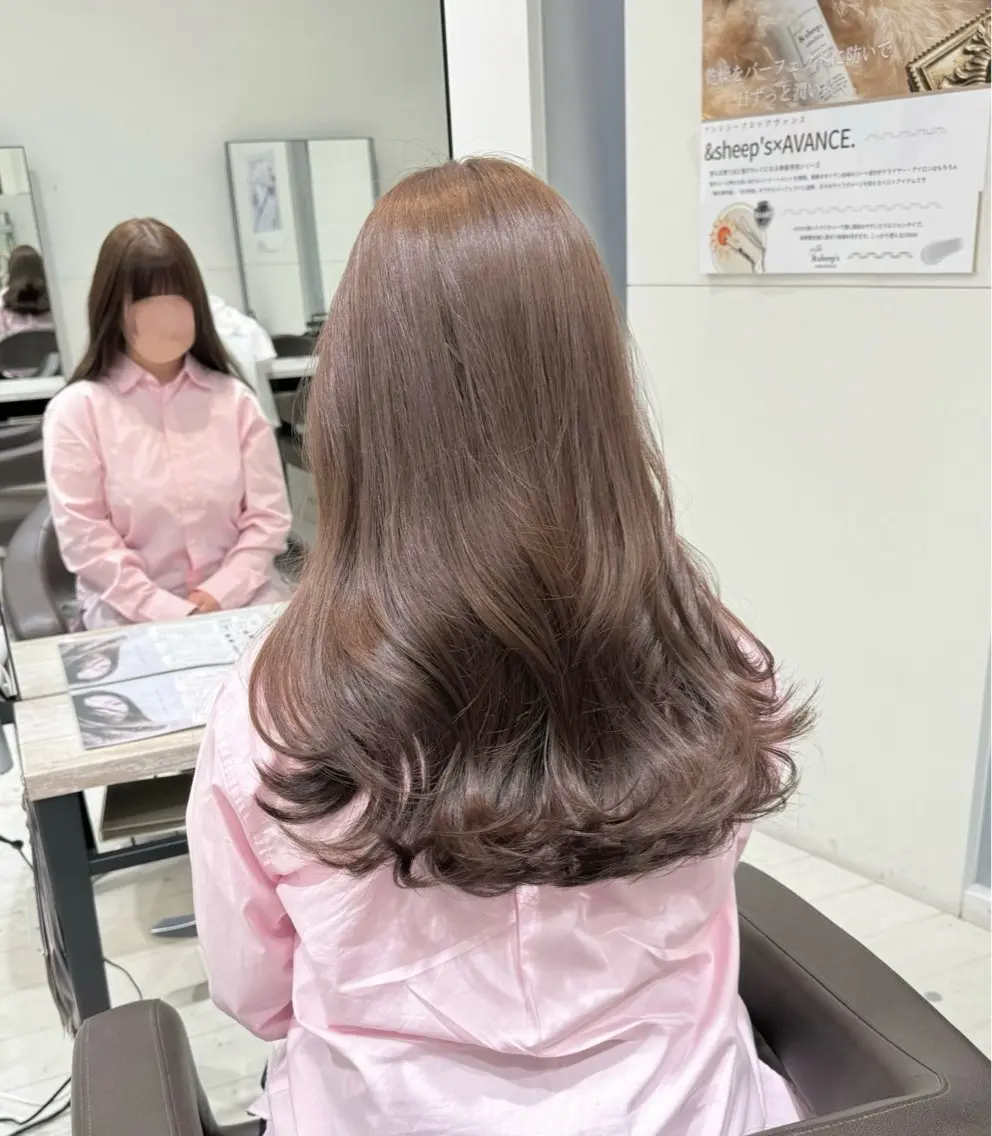 ロング カット ヘアカラー 艶カラー /顔周り◎ 小川泰輝🫧のヘアスタイル