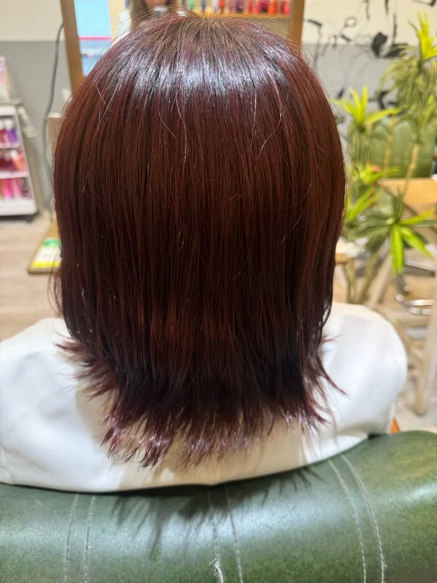 ミディアム ヘアカラー トリートメント 🦋ふくい あやの🦋のヘアスタイル