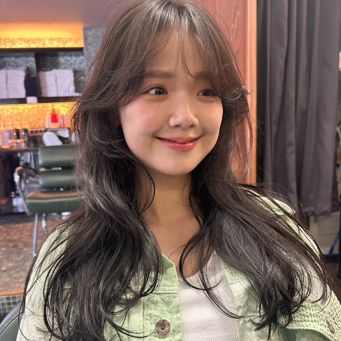 ロング カラー mi yuのヘアスタイル
