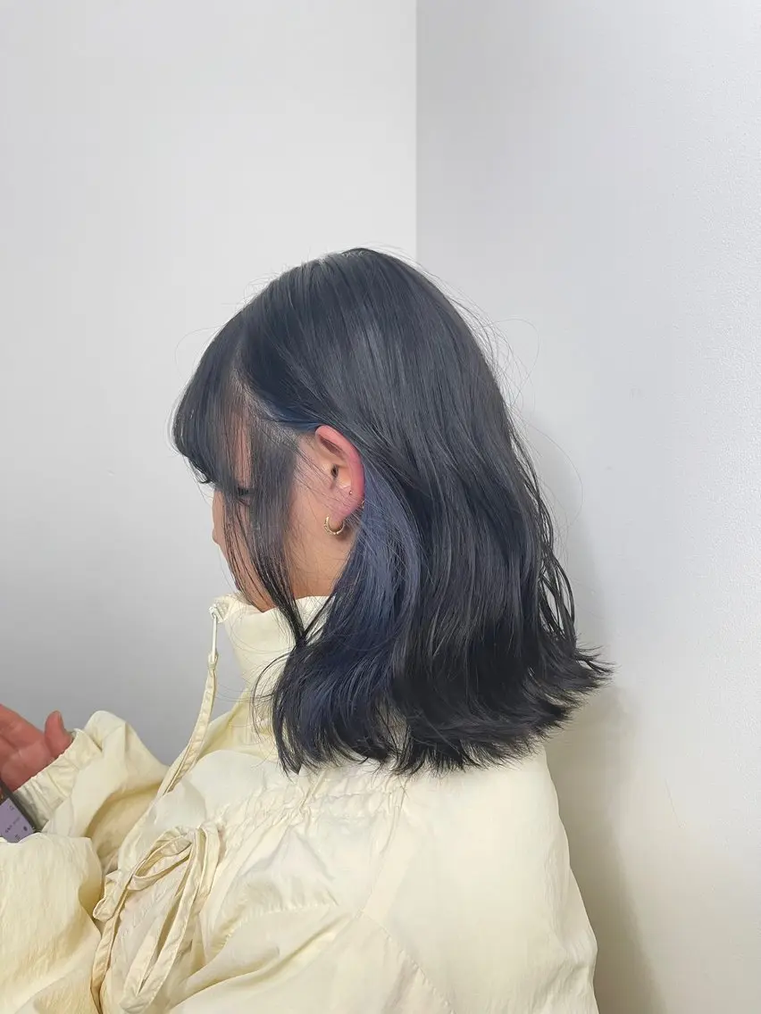 セミロング カラー インナーカラー RITZY こうたのヘアスタイル
