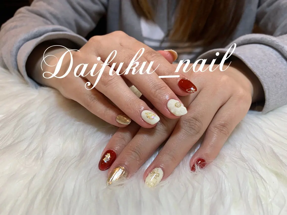 ロング Daifuku nailsのネイルデザイン
