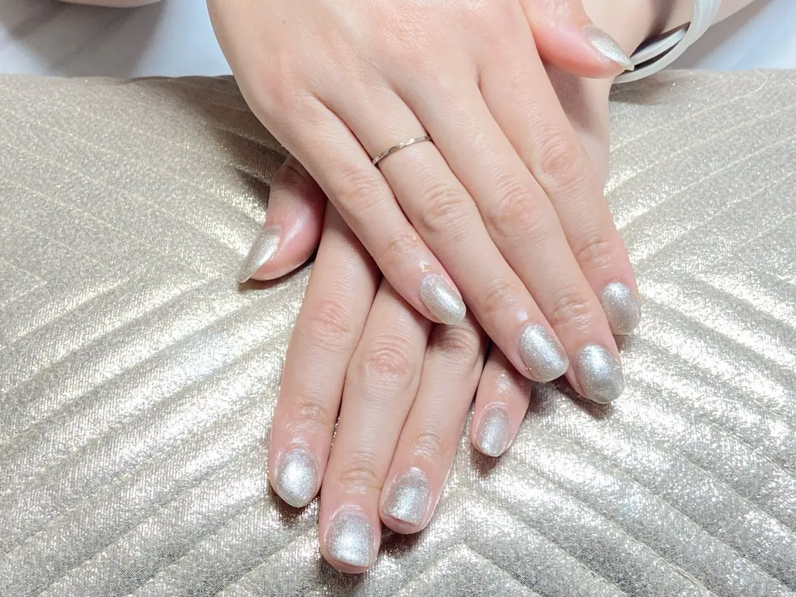 ネイル ワンカラーネイル Twineight. Tsuka🩵のネイルデザイン