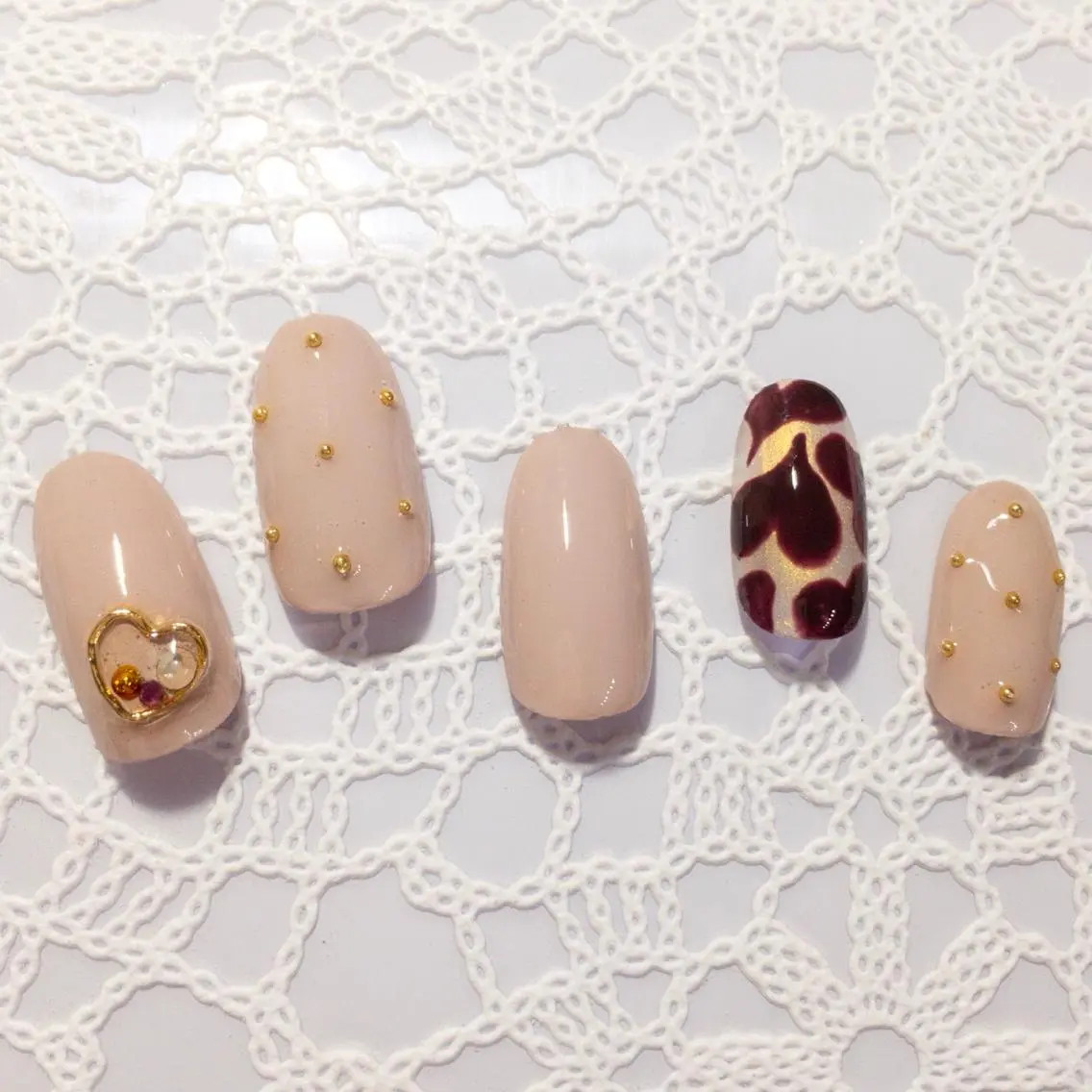 ネイル バレンタイン TiaryNail まほのネイルデザイン