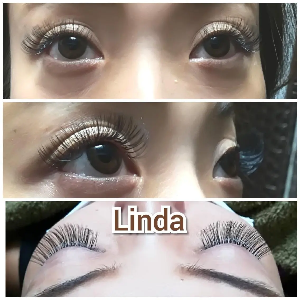 マツエク・マツパ 付け放題 ボリュームラッシュ linda lashesのマツエク・マツパデザイン