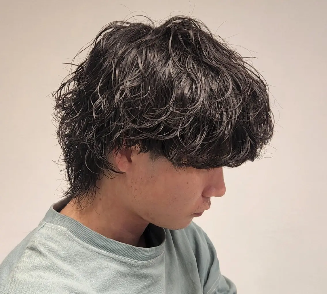 ショート パーマ メンズ 【イケメン風パーマ】 SHOFYのヘアスタイル