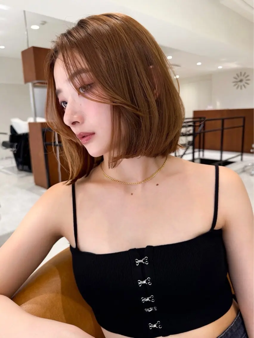 ショート カット 小顔ボブ jilblanカホのヘアスタイル