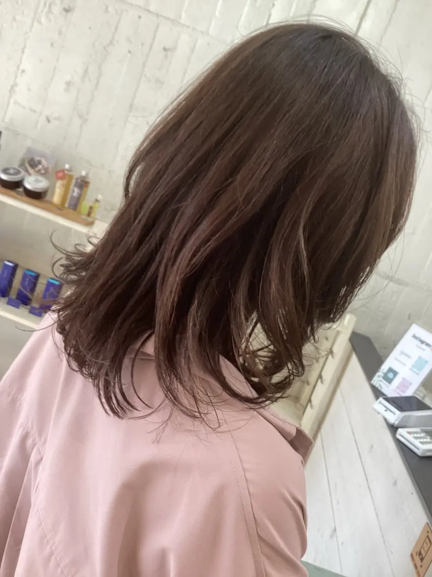 【ツヤ髪カラー◎】白髪染め全体カラー✨️+トリートメント♪の写真