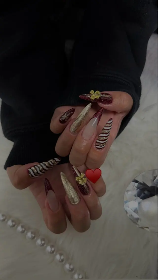 ネイル 冬ネイル クリスマス u7 nailのネイルデザイン