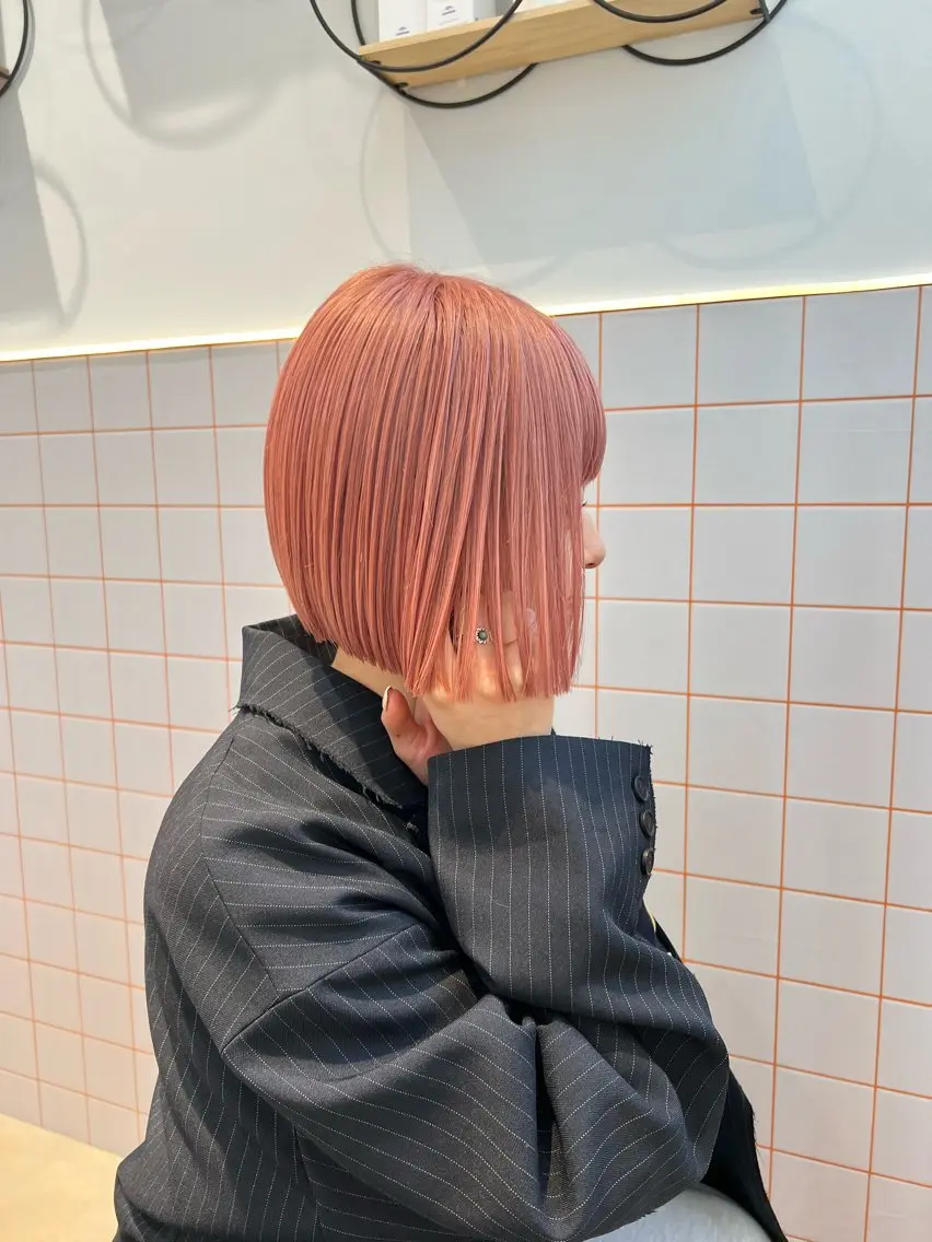 【Sumireko限定メニュー🍒✨】ケアブリーチダブルカラー+補修トリートメント+marbbの写真