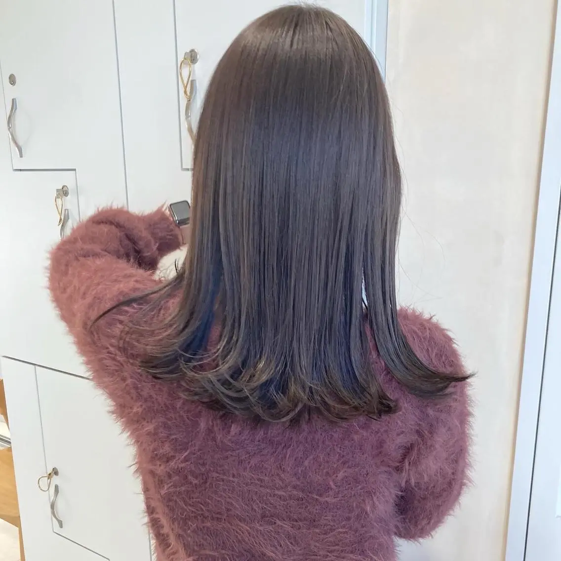 ミディアム カラー 透明感カラー オリーブカラー 髪質改善 トリートメント MURANAKA RYOのヘアスタイル