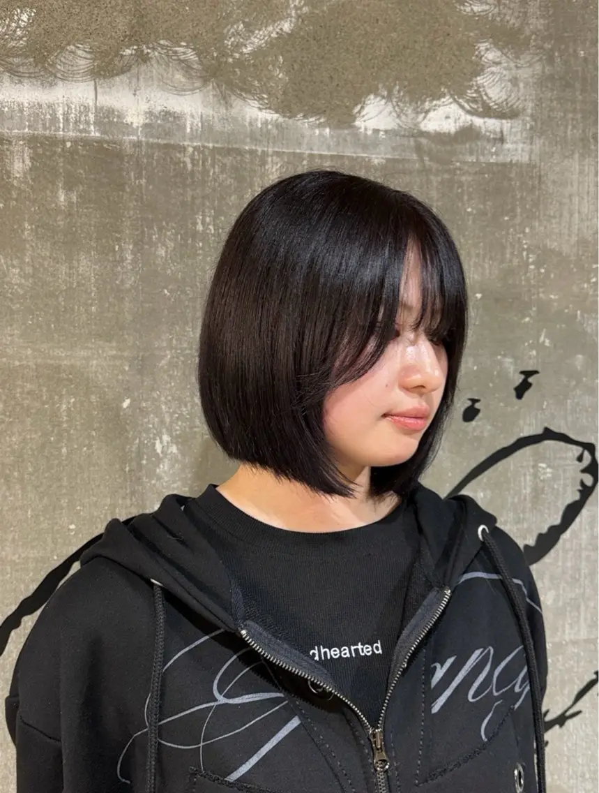 ミディアム カラー 透明感カラー 清野 海真のヘアスタイル